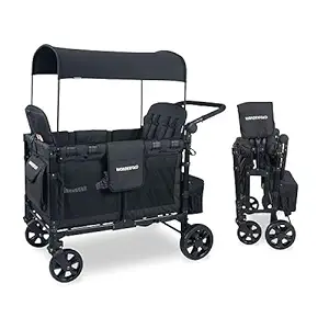 WONDERFOLD W4 Elite Quad Stroller Wagon - best wagon stroller